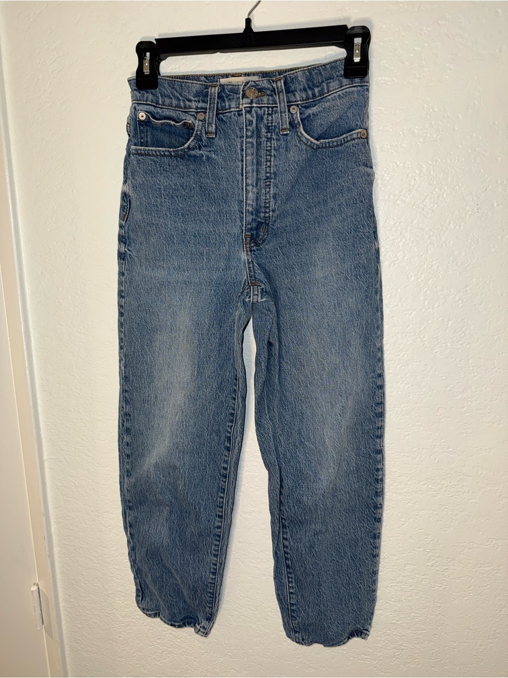 Madewell balloon women’s Denim Jeans - Light Blue
